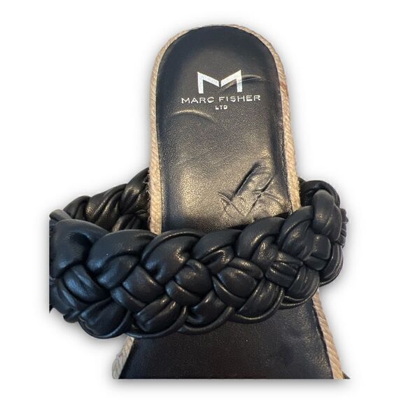 Marc Fisher Jamie’s Leather Braided Espadrilles Size 5 NWOT - Picture 5 of 5